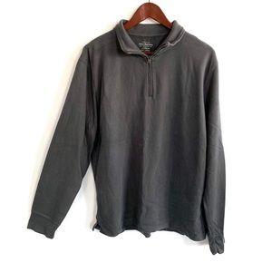 Men’s Large J. Crew Grey Sweater Quarter Zip